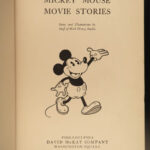 1931 1ed Mickey Mouse MOVIE Stories Walt DISNEY Cartoons Illustrated Minnie