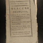 1791 Mercure de France French Revolution Magazine Fashion Paris 32 Issues RARE