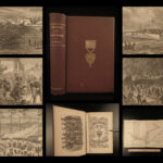 1865 SHERMAN 1ed Great March Civil War Georgia Carolina Nichols Illustrated MAP