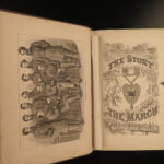 1865 1ed SHERMAN Great March Civil War Georgia Carolina Nichols Illustrated MAP