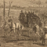 1865 SHERMAN 1ed Great March Civil War Georgia Carolina Nichols Illustrated MAP