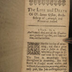 1656 Dublin IRELAND 1ed James Ussher Life & Death Archbishop Irish Catholic RARE