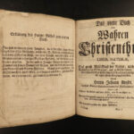 1755 True Christianity Wahres Christentum German Arndt Lutheran ART Emblems