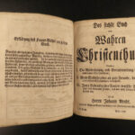 1755 True Christianity Wahres Christentum German Arndt Lutheran ART Emblems