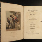 1819 HUDIBRAS English Civil War Samuel Butler Political Satire Color Illustrated