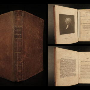 1843 Life of Thomas Jefferson Declaration of Independence SLAVERY Americana Linn