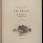 1829 Shipping and Craft 1ed Edward William Cooke ART Landscape Painting Boats