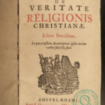 1684 Truth of Christianity Dutch Hugo Grotius De Veritate Religionis Christianae