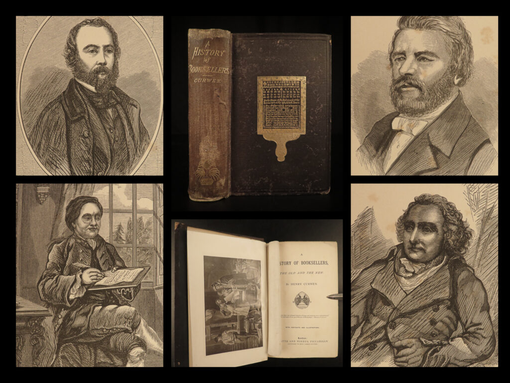 1873 history of booksellers 1ed longman cadell colburn moxon milton paradise | ‘<em>a history of booksellers</em>’ is a rare, late 19<sup>th</sup>-century book of biographical sketches of the most iconic and important booksellers and publishers including: <ul> <li>the longmans</li> <li>cadell</li> <li>john murray</li> <li>henry colburn</li> <li>edward moxon</li> </ul>   however, the first chapter of this book is perhaps the most important. This chapter covers some of the earliest books, handwritten manuscripts in monasteries and institutions, and details on the earliest editions of the most famous pieces of literature such as milton’s ‘<em>paradise lost</em>’.