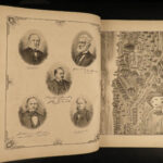 1878 CANADA Atlas 1ed Illustrated MAPS Northumberland Durham Ontario Toronto