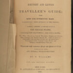 1853 Illustrated ATLAS Traveler’s Guide MAPS Niagara Railroads New York & USA