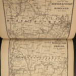 1853 Illustrated ATLAS Traveler’s Guide MAPS Niagara Railroads New York & USA