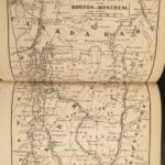 1853 Illustrated ATLAS Traveler’s Guide MAPS Niagara Railroads New York & USA