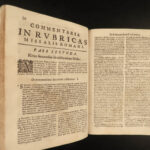 1690 Thesaurus Sacrorum Rituum Gavanto Catholic Church RITES Mysticism Cajetan