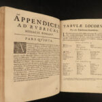1690 Thesaurus Sacrorum Rituum Gavanto Catholic Church RITES Mysticism Cajetan