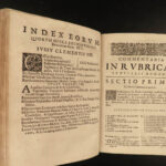 1690 Thesaurus Sacrorum Rituum Gavanto Catholic Church RITES Mysticism Cajetan