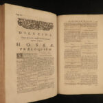 1699 1ed John Lightfoot Talmud & Hebrew Bible & Jewish Prophecy Jansen FOLIO