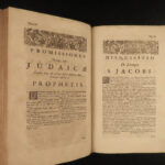 1699 1ed John Lightfoot Talmud & Hebrew Bible & Jewish Prophecy Jansen FOLIO