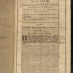 1713 LAW 1ed Gibson Codex Juris Anglicani Church England HUGE FOLIOS Anglican