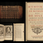 1745 Duke of Sully Memoires France Henry IV Huguenot Utopian Europe 8v French