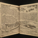 1864 Japanese Eight Dog Samurai Battle Fantasy Novel Color Illustrated Edo Japan