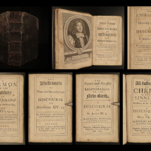 1694 1st ed Anglican Puritan Bible Sermons Ezekiel Hopkins Nativity Christmas