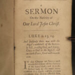 1694 1st ed Anglican Puritan Bible Sermons Ezekiel Hopkins Nativity Christmas