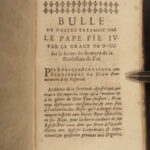 1696 Council of Trent Catholic Church Popes Paul III Canon Law Chanut RARE