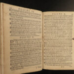 1775 EXQUISITE French Psalms David Music Chant Lausanne Switzerland Bible Hymns