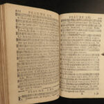 1775 EXQUISITE French Psalms David Music Chant Lausanne Switzerland Bible Hymns