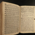 1775 EXQUISITE French Psalms David Music Chant Lausanne Switzerland Bible Hymns
