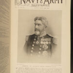 1895 British Navy & Army Illustrated England Military Articles Portrait Ships 4v