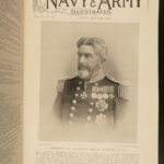 1895 British Navy & Army Illustrated England Military Articles Portrait Ships 4v