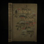 1895 British Navy & Army Illustrated England Military Articles Portrait Ships 4v