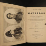 1862 Voice from Waterloo Napoleon Bonaparte Wars Letters Edward Cotton Portraits
