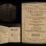 1610 John Boys English BIBLE Exposition + 1637 Holy Table anti William Laud 2in1