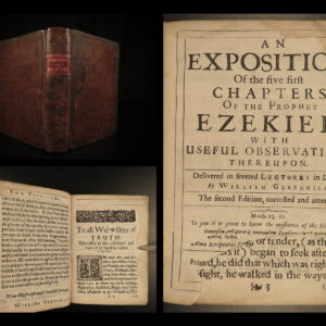 1649 Puritan BIBLE Exposition on Prophet Ezekiel William Greenhill Commentary
