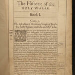 1640 History of Holy War CRUSADES Jerusalem ISLAM Ottoman Turks Thomas Fuller