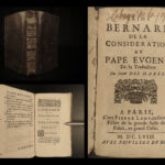 1658 CRUSADES Apology Bernard Clairvaux Considerations Pope Eugene III Knights