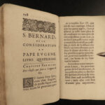 1658 CRUSADES Apology Bernard Clairvaux Considerations Pope Eugene III Knights