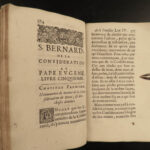 1658 CRUSADES Apology Bernard Clairvaux Considerations Pope Eugene III Knights