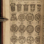 1677 HERALDRY & Genealogy French Menestrier Coats Arms Armorial Illustrated RARE