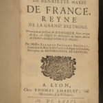 1676 Royalty Funeral Eulogies by French Bossuet Henrietta Anne & Henrietta Maria