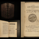 1681 Heretics and Frauds anti Jansenist Catholic Dutch Gilles Estrix 1st Fr ed