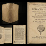 1698 Zodiacus Vitae EXISTENCE of ANGELS Occult Demons Zodiac Palingenius BANNED