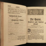 1765 1st Der Patriot German Patriotic Journal Hamburg Germany Richey 3v SET