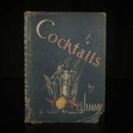 1933 1ed Cocktails by Jimmy American Alcohol Drink Recipes Liquor Prohibition