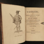 1821 AUSTRIA 1ed Customs Austrian Culture Dress Costumes Serres Voyages NAPOLEON