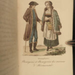 1821 AUSTRIA 1ed Customs Austrian Culture Dress Costumes Serres Voyages NAPOLEON