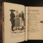1821 AUSTRIA 1ed Customs Austrian Culture Dress Costumes Serres Voyages NAPOLEON